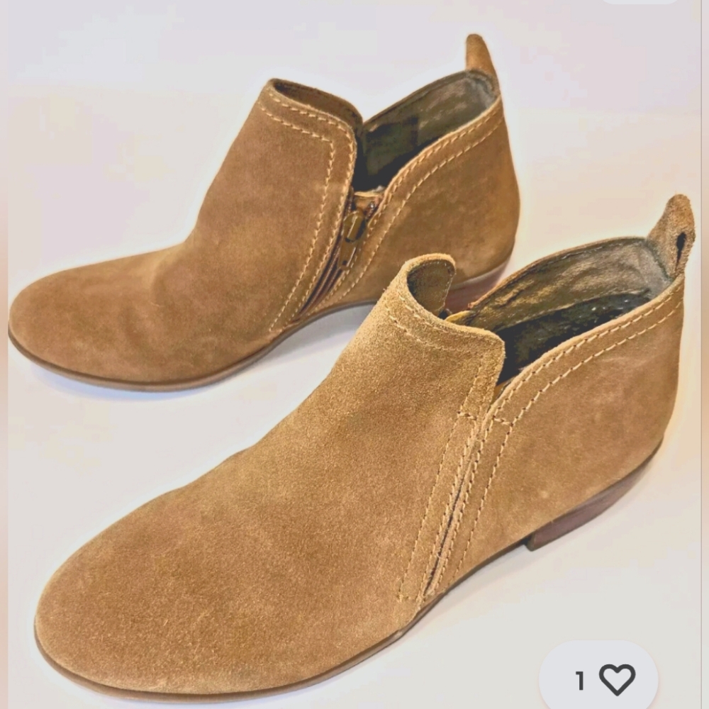 Cowgirl Western Leather Ankle Boot 8.5 Brown Minimalist Hippie Comfort Booties